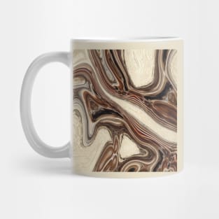 abstract rustic wood grain brown marble texture Mug